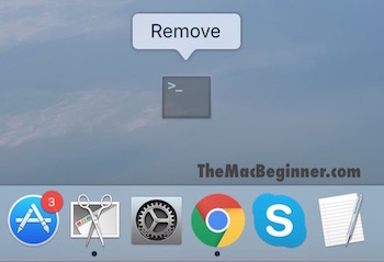 remove similar photo cleaner from dock on mac